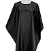 Ayliss® Classic Black Waterproof Hair Cutting Cape Salon Barbers Hairdressing Gown (One Size, Black)
