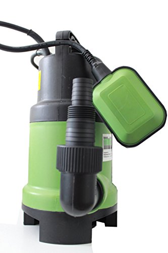 TrutzHolm® Schmutzwassertauchpumpe 400W 7500l/h mit 10 Metern Anschlusskabel Schmutzwasserpumpe Tauchpumpe Brunnenpumpe Pumpe mit Schwimmer Abwasserpumpe Gartenpumpe Teich - 3