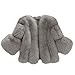 Produktbild Lurcardo Damen Mantel Elegant Pure Farbe Winter Mantel Langarm Kunstpelz Jacke Winterjacke Coat Outwear Parka Überzieher