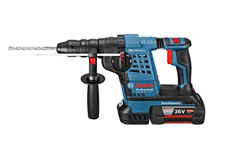 Bosch Professional GBH 36 VF-LI Plus Akku-Bohrhammer, 2 x 4,0 Ah Akku, SDS-plus Wechselfutter, 36 V, L-Boxx, 0611907002 - 5