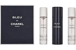 Chanel Bleu De Chanel Eau De Toilette Travel Spray & Two Refills 3x20ml