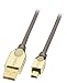 Produktbild LINDY 37693 Kabel A auf Mini-B (3m, USB 2.0) gold