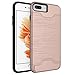 Produktbild iPhone 8 Plus Hülle Case, iphone 8 plus Schutzhülle Hülle Case Handyhülle Hülle Slim Kickstand Kreditkarte Abdeckung Fall für iPhone 8 plus 5,5 Zoll (Rosa)
