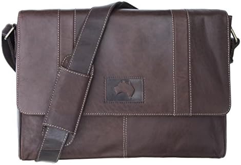 Wombat Luxury Brown Oiled style Leather Messenger Bag - 9002