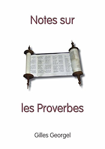 Télécharger Notes sur les Proverbes Livre PDF Gratuit