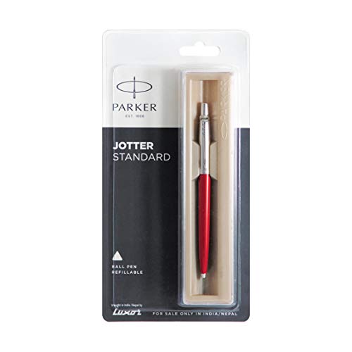 Parker Jotter Red CT Ball Pen (Blue) (Fine) Refill
