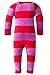 Phister & Philina Black Baby Girls FRESH BABY Strampler Striped Footies, Multicoloured (teaberry), 3-6 Months (Manufacturer size: 68)