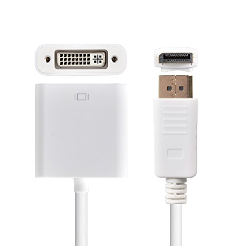 ELUTENG DP auf DVI Adapter Full HD 1080P DisplayPort DVI-I Kabel Stecker zu Buchse DP DVI Konverter an HDTV, Monitor, oder Projektor für Lenovo, Dell, HP usw - 3