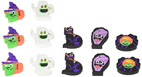 Amscan International - Juego de gomas de borrar, diseño de Halloween