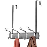 MATERIAL RESISTENTE: Esta compacta percha para puerta está hecha de metal con acabado brillante. Su aspecto moderno y elegante se adapta de forma discreta a cualquier ambiente.