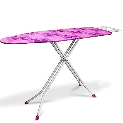 Deuba Table à repasser easyflex Present - 135x35cm - hauteur réglable et repose-fer