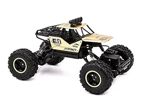 XIZOEN 4 Wheel Metal Alloy Rock Crawler Remote Control Car Vehicle Buggy Rally RC Car Monster Truck 1:16 Scale 4WD Toys for 5 Years Old Kids Boys (Multicolor)