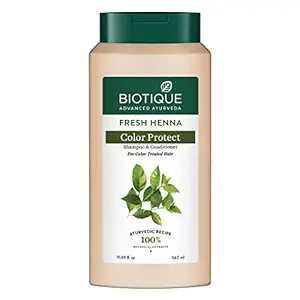 Biotique Fresh Henna Color Protect Shampoo & Conditioner, 340ml