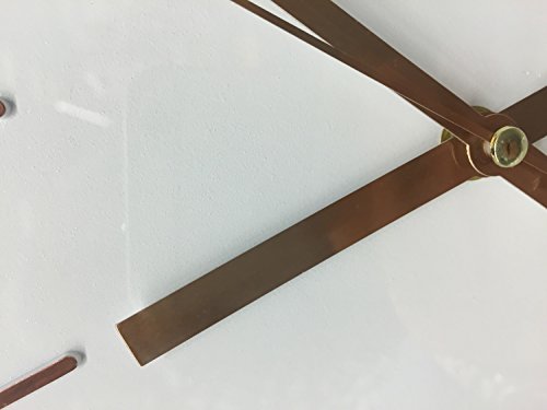 LS Edle Metall Wanduhr Küchenuhr Bürouhr nostalgisch Antik Retro Kupfer Gold Ziffer - 3