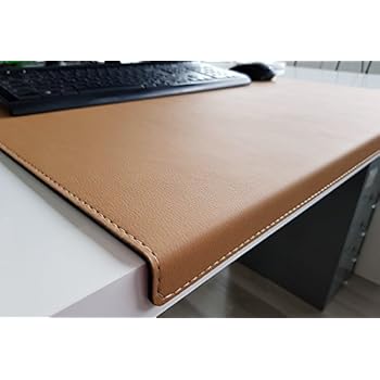 leather desk mat with edge protector