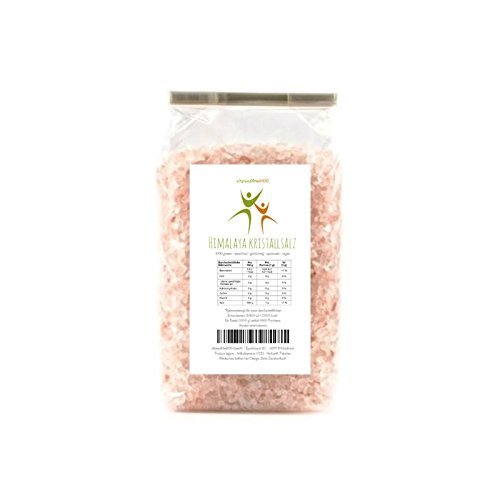Himalaya Kristallsalz*, absolut naturbelassen - Original aus Pakistan (grobkörnig) 1000 g (1 kg)