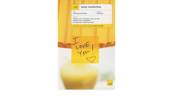 Improve Your Handwriting Teach Yourself TY Home Reference