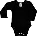 BabywearUK Body Vest Env Neck Long Sleeved - Black - 18-24 months - British Made