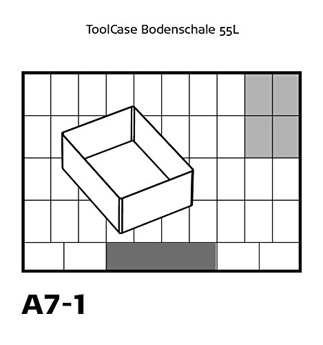 raaco Einsatzset, Ordnungssysteme, Typ 55 A: 4xA7-1, transparent, 136471 - 9