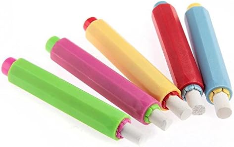 Peaux 5pcs Chalk Holder Plastic Case Holder for School