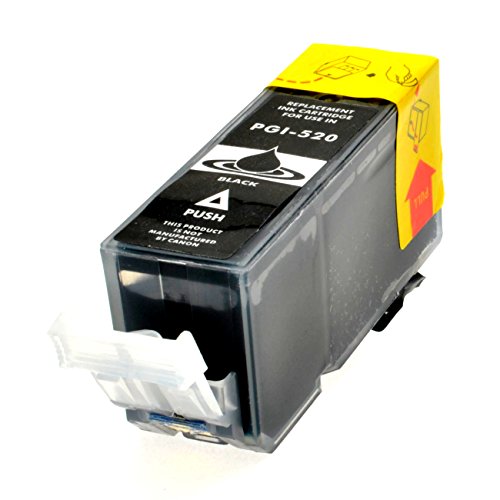 10 Patronen für Canon 2932B001 black – Schwarz je 20 ml, kompatibel zu PGI-520PGBK - 2