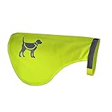 chaleco reflectante para perros Tamaño: Mediano / Grande; Se adapta a los perros con tamaño de cuello de 33-48cm, el pecho 55-69cm;