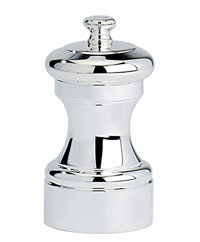 Peugeot 816-1 Mignonette Pfeffermühle Metall, 7 x 7 x 10 cm, versilbert