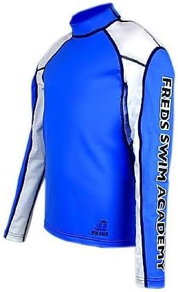 Long Sleeves Azure Blue/White 7-8 Years