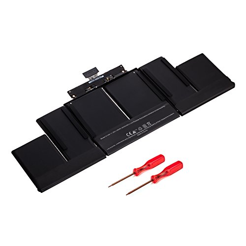 STAIGO Ersatz A1494 A1398 Batterie für Apple MacBook Pro 15 „Retina (Ende 2013 – Mitte 2014) ME293 ME394 [11.26V 95Wh] - 2
