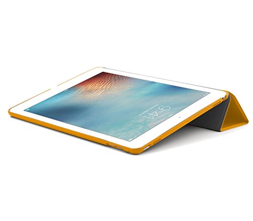 KHOMO iPad Pro 9.7 Zoll Hülle Case Orangenes Gehäuse mit doppelten Schutz ultra dünn und leicht, Smart Cover Schutzhülle fur das Neue Apple iPad Pro 9.7 – Dual Orange - 3