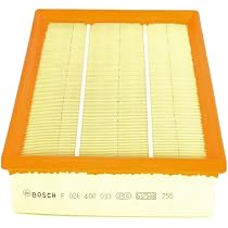BOSCH F 026 400 033 Filtre à air 57,3mm, 180mm, 282mm