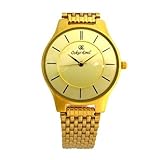 Oskar Emil - Herren -Armbanduhr- ascot gold diamond