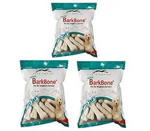 Pets Empire Rawhide Pressed Chew Dog Bone 3 Inches 1 Kg Mega Pack of 3