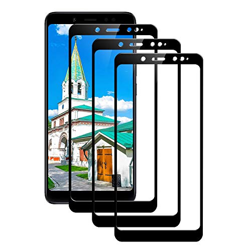 AYUBMR 1-Unidades Cristal Templado para Xiaomi Redmi Note 5 [9H Dureza] Protector de Pantalla Alta Definicion Vidrio Templado