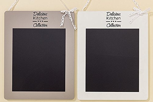 Memotafel Küche Tafel Eckig Wandtafel Küchentafel Tasty H34cm MDF Farbmix 3796900 (weiss)