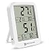 Produktbild Innen Thermo Hygrometer, Bodyguard Digitales Thermometer Temperatur Luftfeuchtigkeit Monitor mit Magneten und Klappständer für Zuhause, Büro, etc. (Weiß)