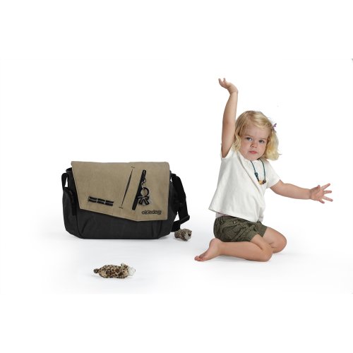 Imagen 4 de Okiedog 24224 Samurai - Bolso para pañales y cambiador, color beige y gris