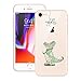 Produktbild VemMore für iPhone 8 Hülle Silikon Transparent Schutzhülle Flexible Clear Weich TPU Gel Case Cover Durchsichtig mit Muster Handyhülle Backcover Schutz Etui Kratzfeste Soft Silicone Protective Bumper Zurück Schale Ultra Dünn Slim Scratch-Resistant Handytasche - Drachen