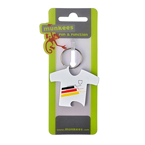 Preisvergleich Produktbild munkees Fußball Trikot Deutschland Schlüsselanhänger Flaschenöffner, 7506