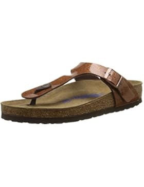 BIRKENSTOCK Damen Gizeh Birko-Flor Softfootbed Plateausandalen