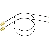 BINGFU Wlan Kabel M.2 NGFF auf RP-SMA Buchse WiFi-Antennenkabel 30 cm 2er-Pack für Intel AX200NGW 8265AC 8265NGW 7265AC 9560A