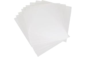 SMARTMASTER Stencil Paper Transparent, 10Pcs Acetate Sheets Mylar Sheets Acetate Sheets A4 Stencils Square Stencil Paper Blank Mylar Templates PET Plastic Sheet for DIY Material Making Stencils