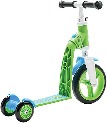 SCOOT AND RIDE SARBABYP_G Unisex Children's 2-in-1 Scooter, Green/Blue