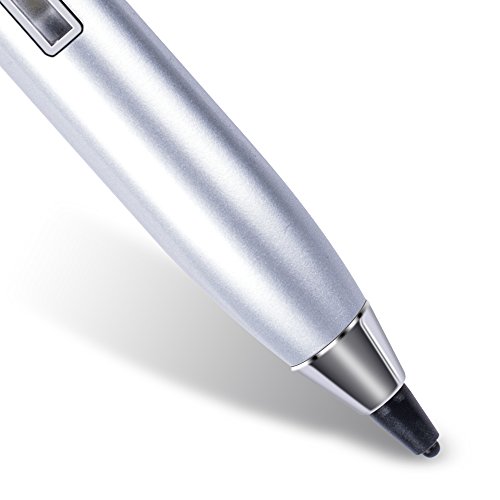 togsin Universal Point Active Eingabestift 1,9 mm Fine Pom Spitze Präzisions-Stylus-Pen für Zeichnen und Schreiben nur kompatibel IOS Android Touchscreen Handys, Tablets, Kindle etc. silber - 3