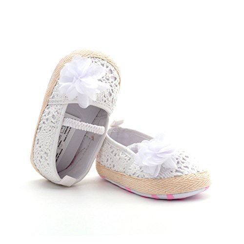 Estamico Baby Mädchen Blumen Lauflernschuhe Sommer Weiche Sohle Sandalen - 2