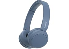 (Renewed) Sony WH-CH520, Wireless On-Ear Bluetooth Headphones with Mic, Upto 50 Hours Playtime, DSEE Upscale, Multipoint Conn