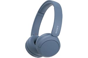 Sony WH-CH520 - Auriculares inalámbricos Bluetooth con micrófono, color azul