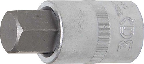 BGS Bit-Einsatz 12,5 (1/2), Innen-6-kant, 17 x 55 mm, 1 Stück, 5184-H17