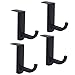 Produktbild LAAT Headset Haken Schreibtisch Ständer Halter Stick Haken Monitor Regale Haken Schreibtisch Lagerregal Kopfhörer Kleiderbügel für Küche Home Office Organizer Größe 4 PCS