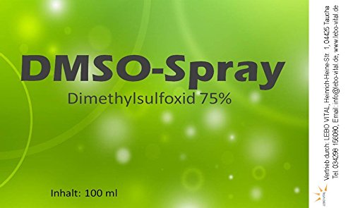 Preisvergleich Produktbild DMSO Spray 75%, 100ml Sprühflasche